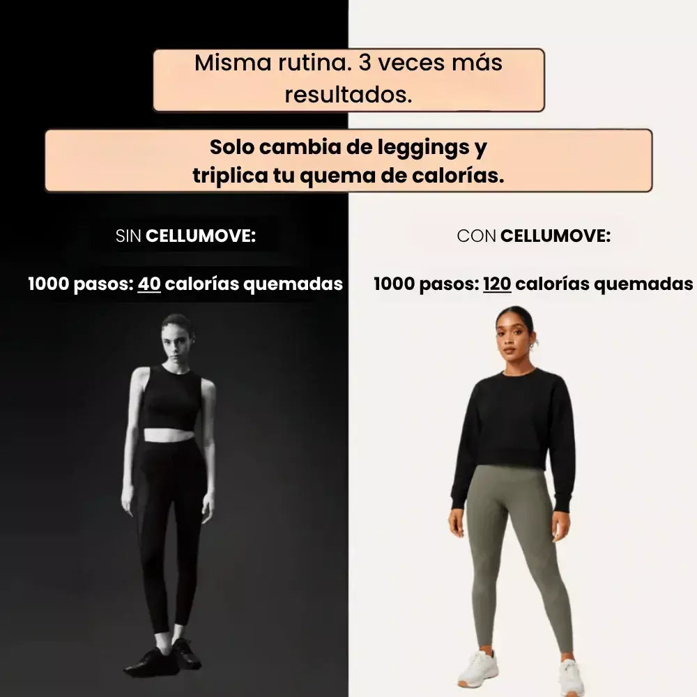 ¡2X1 LEGGINS 3D – TECNOLOGIA ANTI CELULITIS