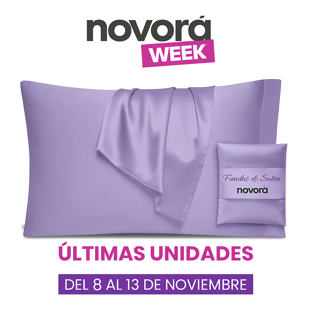 2X1 Fundas de Satén Premium - Oferta Especial Novora Week