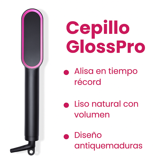 Gloss Pro | Cepillo Alisador Profesional