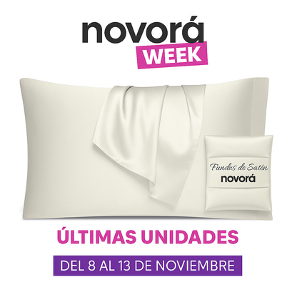 2X1 Fundas de Satén Premium - Oferta Especial Novora Week