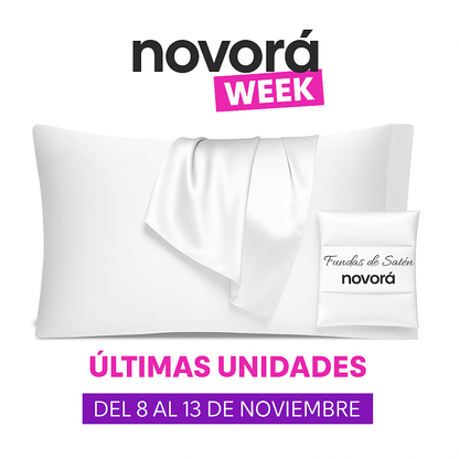 2X1 Fundas de Satén Premium - Oferta Especial Novora Week