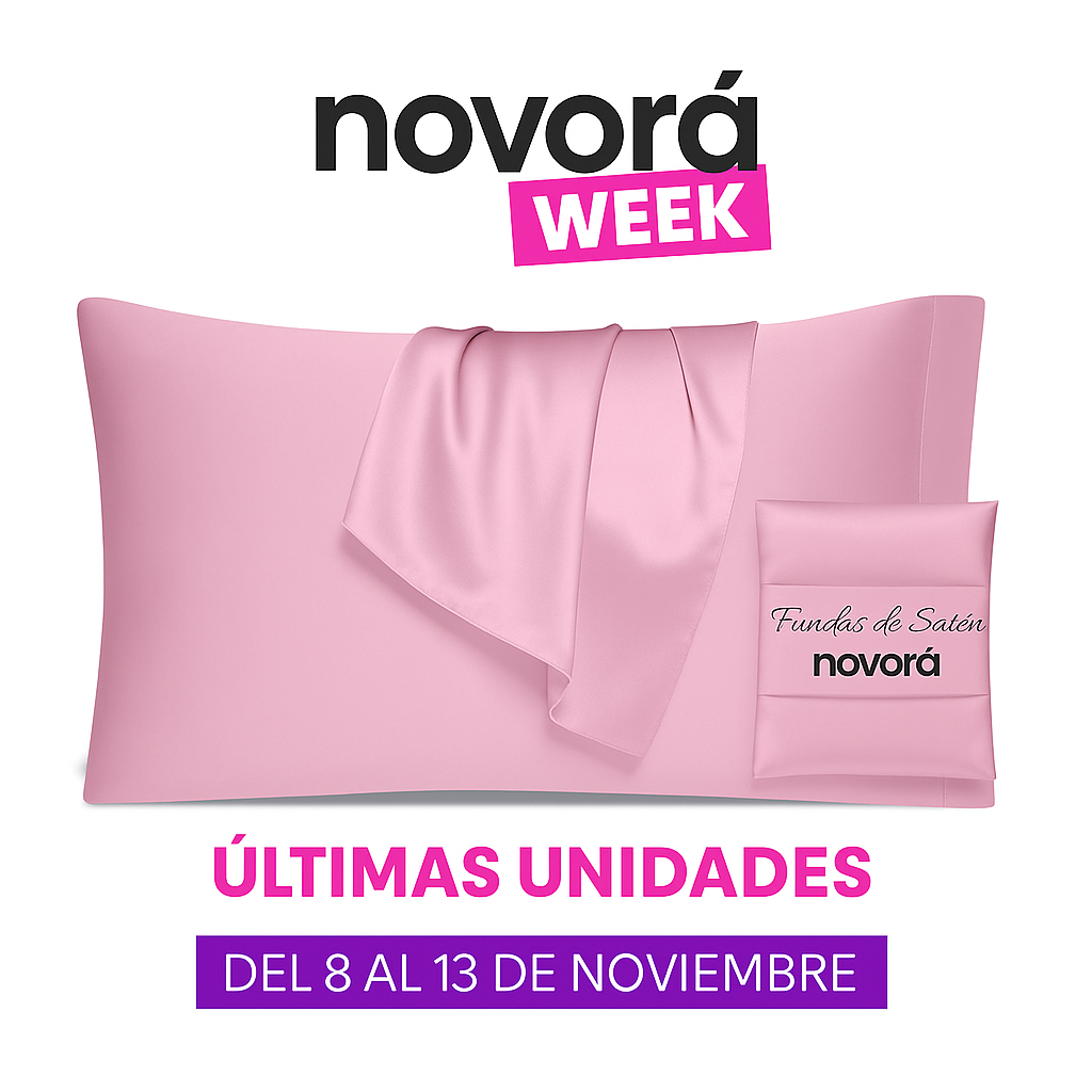 2X1 Fundas de Satén Premium - Oferta Especial Novora Week