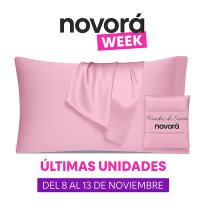2X1 Fundas de Satén Premium - Oferta Especial Novora Week